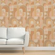 Abstract geometric shapes - neutral colors XL