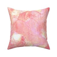 Warm Minimalism Abstract Textures Pink/Yellow - 30 inch