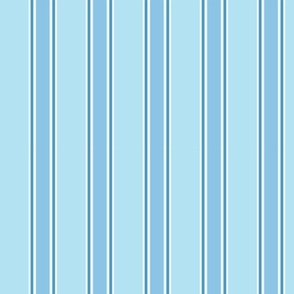 Icy Blue Stripes