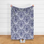 Tennis Rococo Extra Large Scale Blue