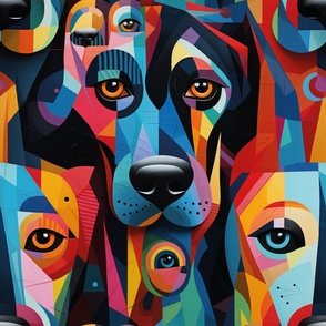 Cubist Canine Fusion