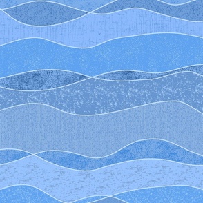 320 Textured Waves blue