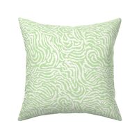 Boho Beach Ocean Swirl Pastel Green by Jac Slade