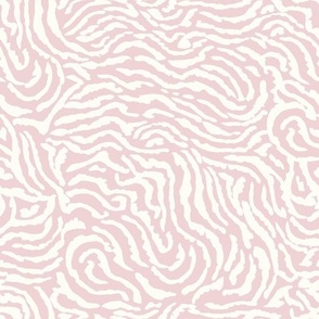 Boho Beach Ocean Swirl pastel Pink by Jac Slade