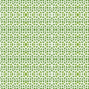 Sgraffito Mosaic, ditsy,  green