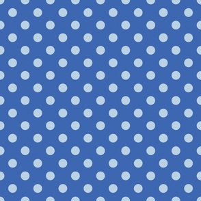 Polka Dots - Cobalt and Air Blue 2 