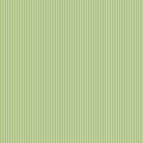 Mini Pinstripe Light Green and Pale Green Small Scale