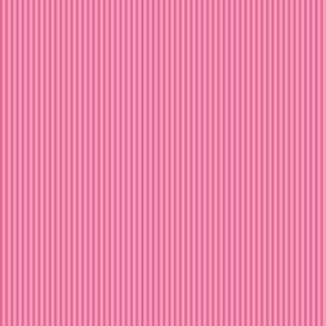 Mini PinStripe Pink and Bright Pink Small Scale