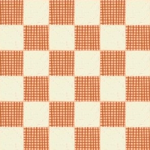 Checkered Checkers-Peach