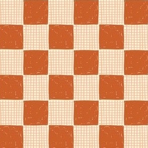Checkered Checkers-Terra Cotta
