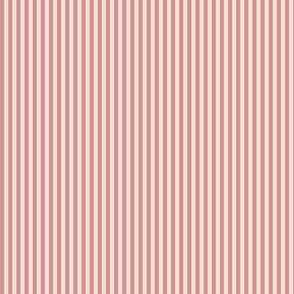 C005 - small scale mush peach classic minimalist  two tone pinstripe  for kids apparel, nursery wallpaper, duvet covers, French country table linen and curtains.