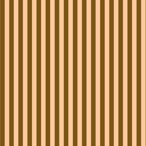 C005 - small scale yellow and brown classic minimalist  two tone pinstripe  for kids apparel, nursery wallpaper, duvet covers, French country table linen and curtains.