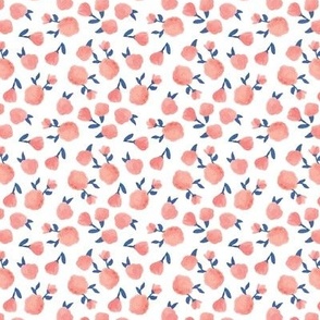 Easy Breezy Simple Sweet Ditsy Floral in Pink and Blue