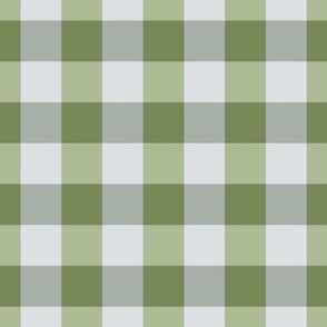 C005 - Large scale classic gingham checkerboard  - for kids apparel, children's clothes, wallpaper, duvet covers and English country tablecloths