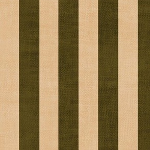 Textured Classic Stripes -  Beige Brown - Large
