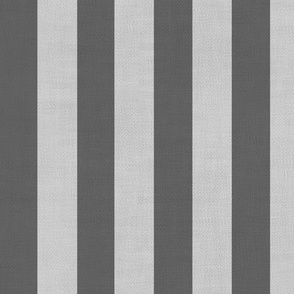 Textured Classic Stripes -  Light and Dark Gray - Large