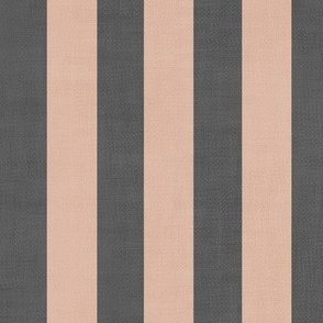 Textured Classic Stripes -  Beige and Gray - Large