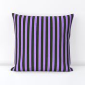 Textured Classic Stripes -  Dark Green and Purple - Thin