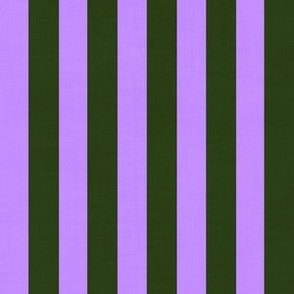 Textured Classic Stripes -  Dark Green and Purple - Thin