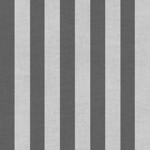 Textured Classic Stripes -  Light and Dark Gray - Thin