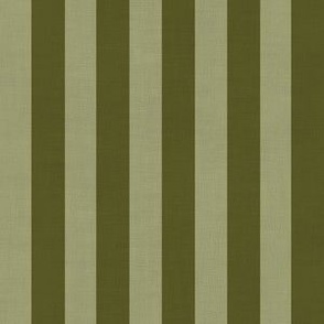 Textured Classic Stripes -  Light and Dark Green - Thin
