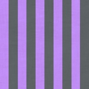 Textured Classic Stripes -  Light Purple Dark Gray - Thin