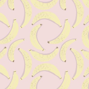 Benji bananas - Pink Background - Medium