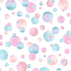 Colorful Bubblegum Pastel Dots (small)
