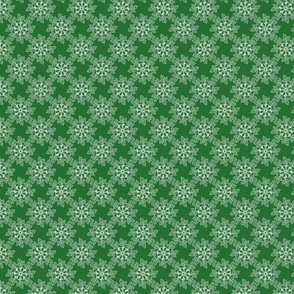 Small Flower Design White And Green