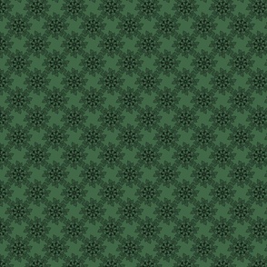 Small Flower Design Black And Green