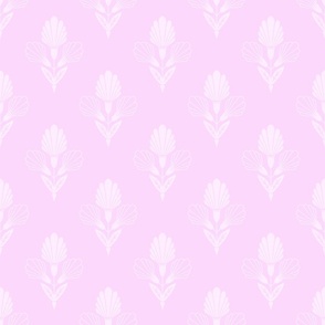 (small) feminine romantic floral flower art nouveau light pink pastel
