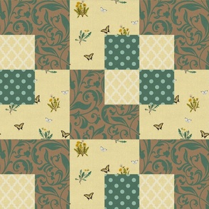 DESIGN 2 - PATTERNED QUILT COLLECTION (FALL TONES)