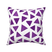 BIG Triangle 0005 C geometric watercolor violet abstract