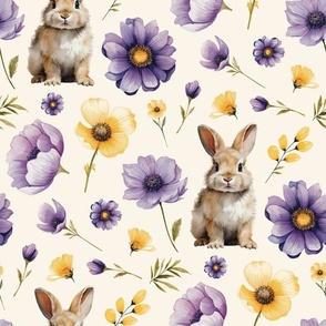 Easter Bunny  Floral
