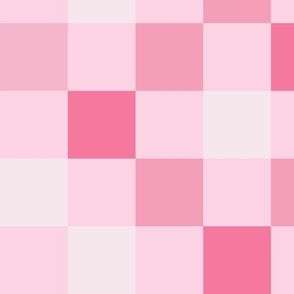 Pastel Pink Checkboard