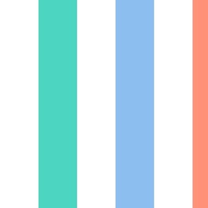 large stripes playful color palette 