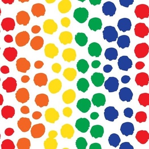 Rainbow Dalmatian Dots, Large Scale