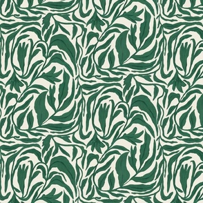 Enchanted Forest Flora_Dark Green_Small