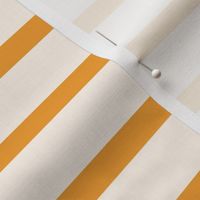 Breton Orange Stripes Cadmium Yellow and Cream Summer Beach Party Nautical Stripe