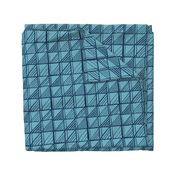 Navy Blue Squares on a light blue background