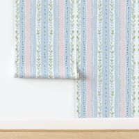 seaside stripe soft blue and pink