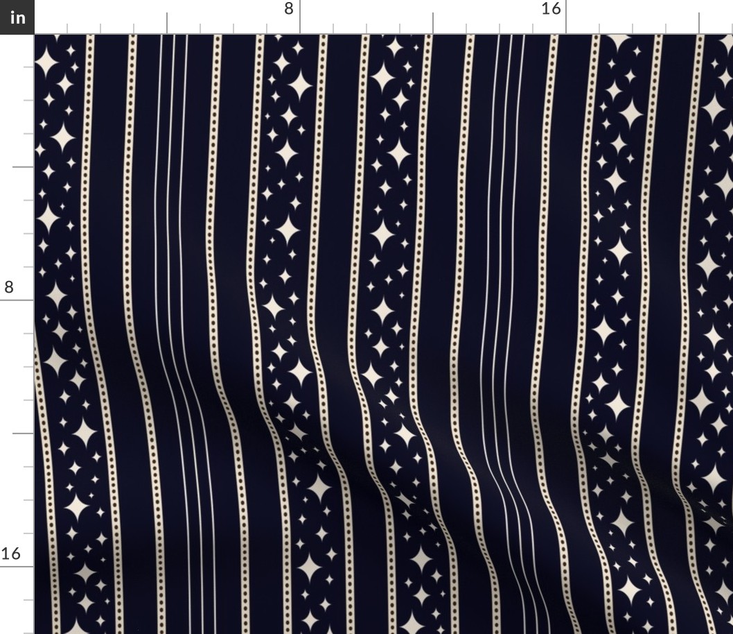 (m) Celestial starts and stripes in midnight blue