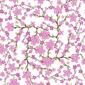Cherry blossom pattern no LOGO