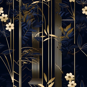 Nocturnal Floral Bamboo