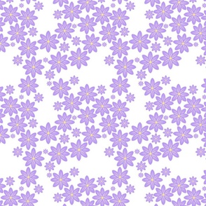 Lilac Daisies - Medium