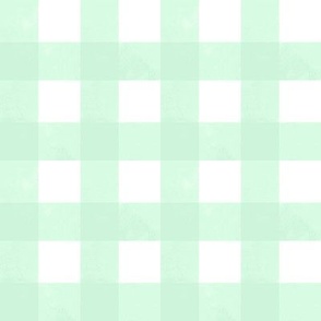 Sweet Fern Green Watercolor Plaid on White
