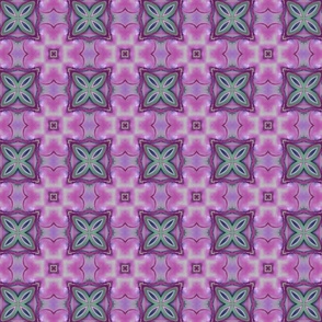 Purple Gray Pink and Beige Pattern