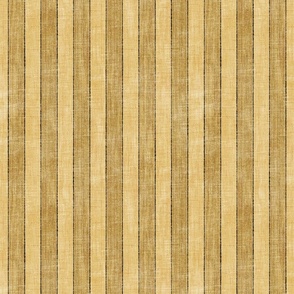 Rustic Awning Stripe - 1" stripes - olive and gold 