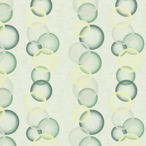 Small Blush Bubbles Elegance Pale Warm Minimalism Greens