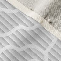 Rippled Scallops Corduroy Faux Texture Silver
